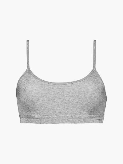 Calvin Klein Underwear HU703287 | Calvin Klein Youthful Lingerie Női String Bralette Szürke